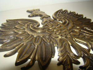 Orzeł z mosiądzu 25 cm 