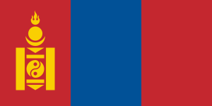 Mongolia Flaga 