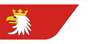 FLAGA WOJEWÓDZTWA WARMIŃSKO-MAZURSKIEGO