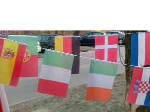 Łańcuch  flag girlanda z flag